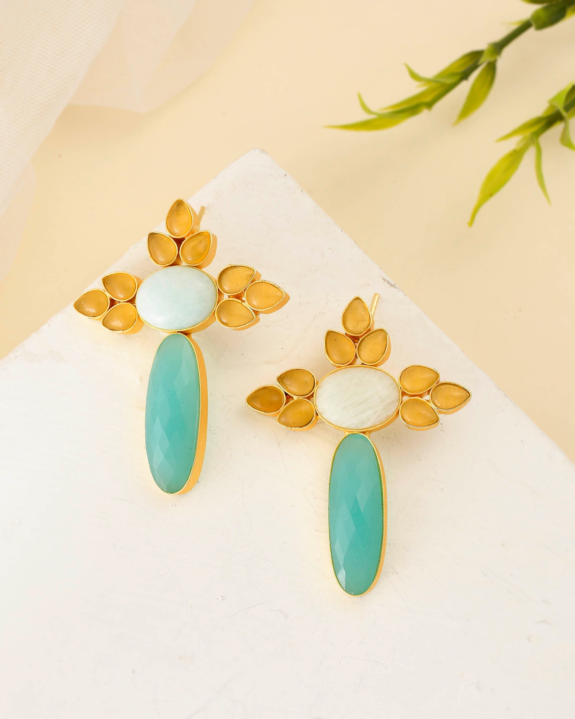 XANTHE YELLOW EARRINGS